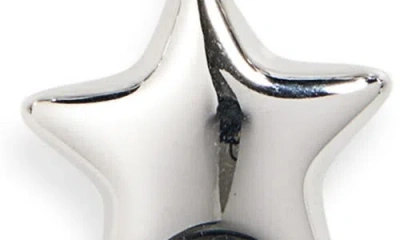 Vidakush Bubble Five Star Ball Chain Necklace In Silver