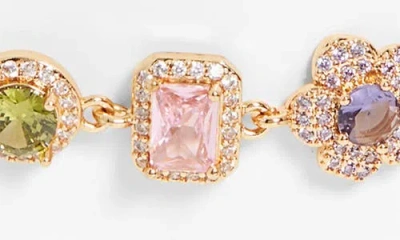 Vidakush Organized Chaos Mixed Cubic Zirconia Choker In Gold