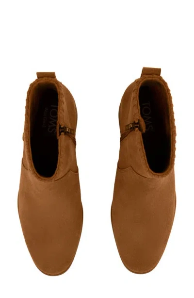 Toms Women's Womens Delilah Heeled Boot Water Repellent Amber In Brown