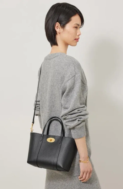 Mulberry Mini Bayswater Tote Small Classic Grain In Pink