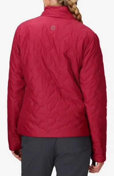 Marmot Women's Monoquilt Elastic-bound Cuff Jacket In Brown