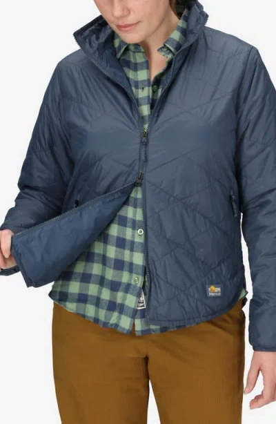 Marmot Onward Insulated Hooded Jacket In Blue
