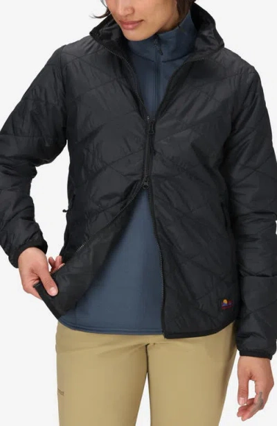 Marmot Onward Insulated Hooded Jacket In Black