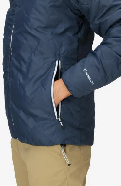 Marmot Women's Quilt Long Sleeve Fixed Hoodie In Animal Print