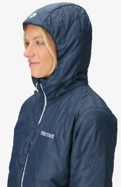 Marmot Women's Quilt Long Sleeve Fixed Hoodie In Animal Print