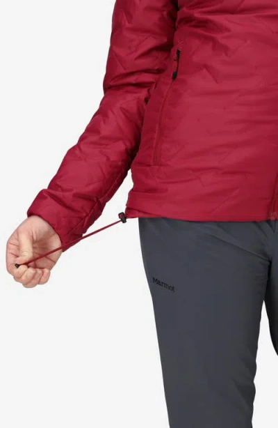 Marmot Women's Quilt Long Sleeve Fixed Hoodie In Brown