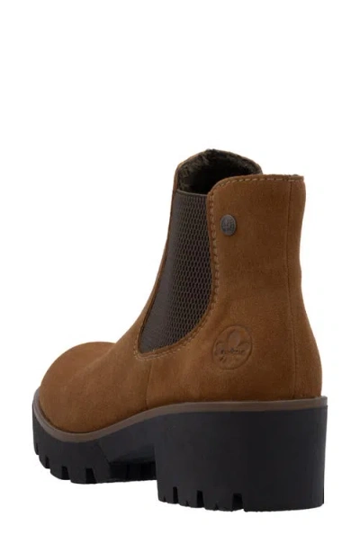 Rieker Amalia Ankle Chelsea Boot In Brown