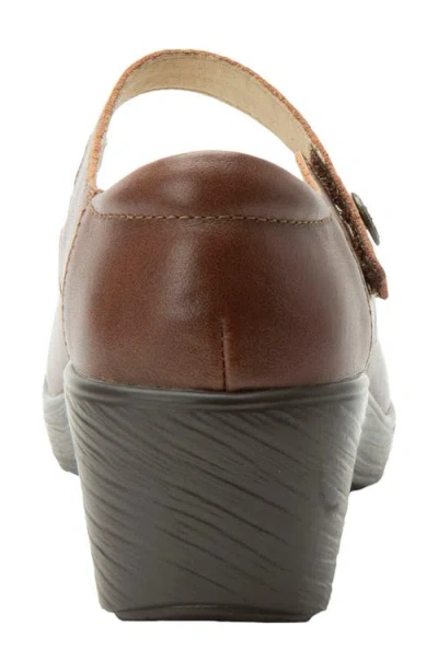 Alegria By Pg Lite Saylar Sunburst Mary Jane Clog In Brown