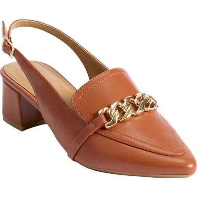 Comfortview The Oaklyn Sling Back In Brown