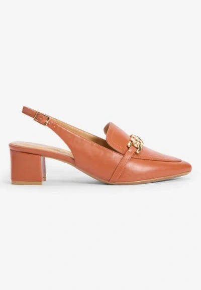 Comfortview The Oaklyn Sling Back In Brown