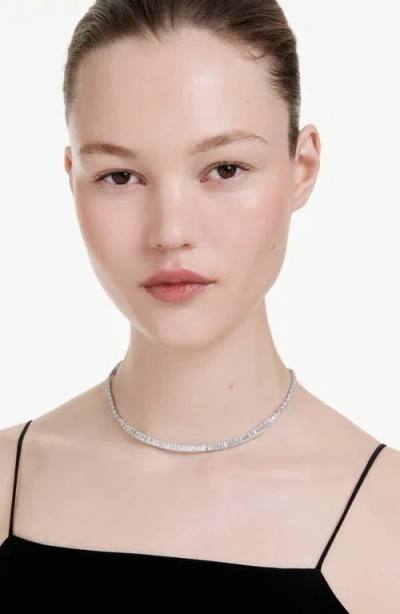 Swarovski Matrix Halskette In Metallic