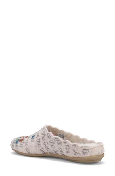 Ron White Lupin Wool Felt Slipper In Gray