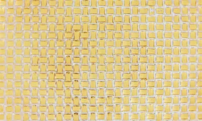 Vietri Rufolo Basketweave Large Round Platter In Gold