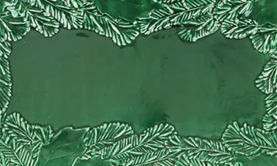 Vietri Lastra Handled Rectangular Platter In Green