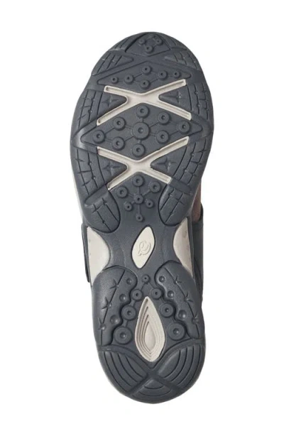 Easy Spirit Women's Edline Button Strap Slip-on Mules In Brown