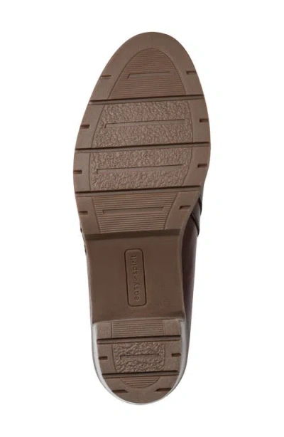 Easy Spirit Women's Cosa Eflex Side Zip Block Heel Shooties In Brown