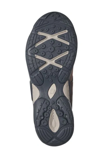 Easy Spirit Women's Edline Button Strap Slip-on Mules In Brown