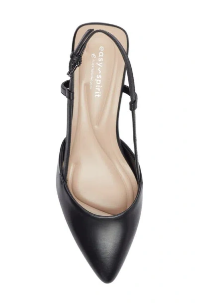 Easy Spirit Women's Havana Eflex Slingback Kitten Heel Pumps In Black