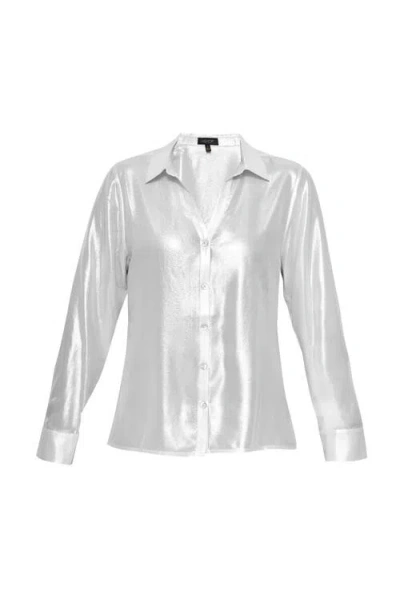 As By Df Frosted Blouse In White