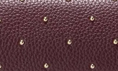 Cole Haan Daniella Leather Wallet On A Chain In Brown