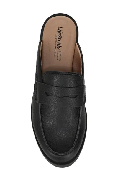 Lifestride London Penny Strap Mule In Black