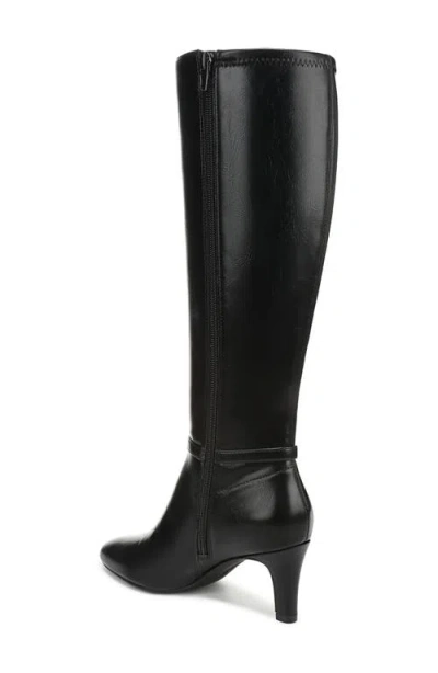 Lifestride Women's Galant Extra Wide Calf Zip Tall Dress Boots In Black