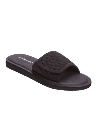 Comfortview The Palmer Slip On Sandal In Black