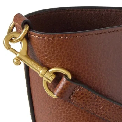 Mulberry Mini Leather Bayswater Tote Bag In Burgundy