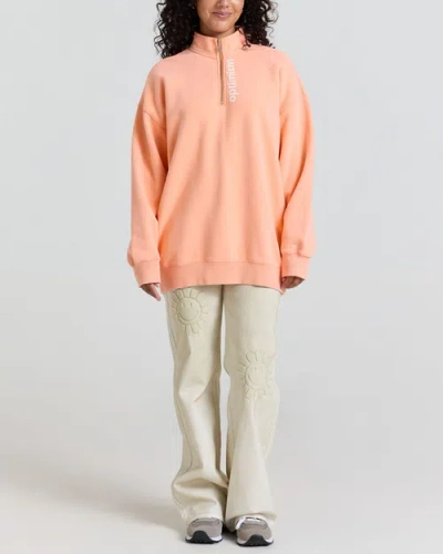 Samii Ryan Optimism 3/4 Zip Up In Pink