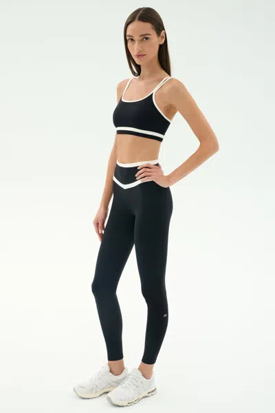 Splits59 Eva Rigor Double Strap Sports Bra In Black