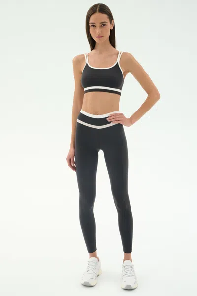 Splits59 Eva Rigor Double Strap Sports Bra In Black