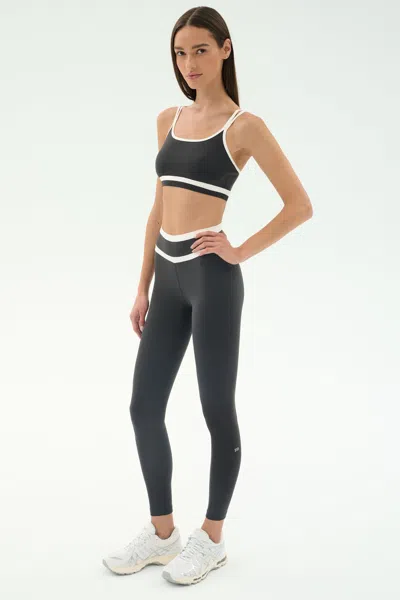 Splits59 Eva Rigor Double Strap Sports Bra In Black