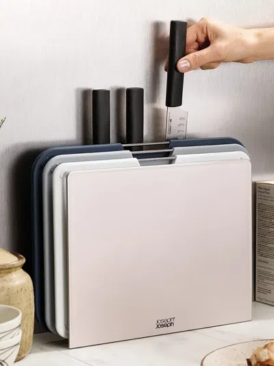 Joseph Joseph Nest Boards Plus 6-piece Knife And Chopping Board Set In Multi