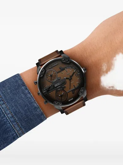Diesel Timeframes 39mm In Brown