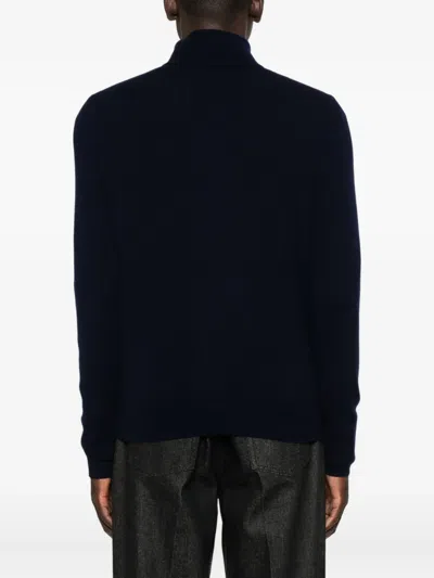 Bompard Turtleneck Sweater In Blue