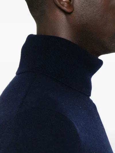 Bompard Turtleneck Sweater In Blue
