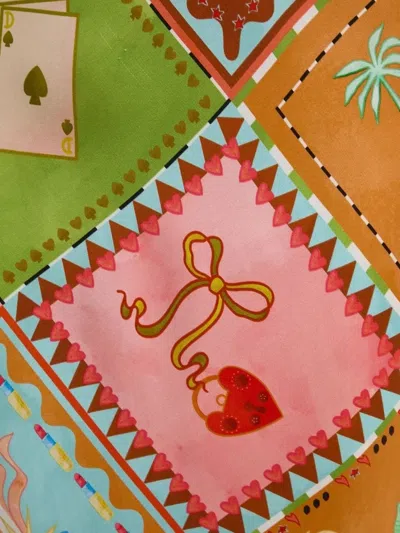 Never Fully Dressed Soller Dorris Patchwork-print Maxi Skirt In Multi