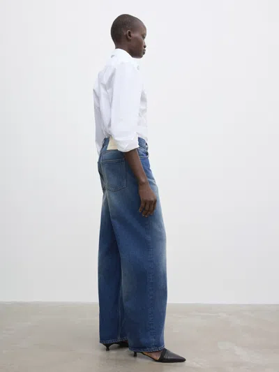 House Of Dagmar Five-pocket Jeans In Blue