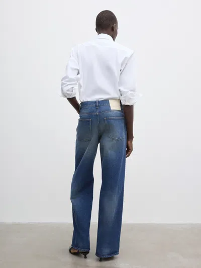 House Of Dagmar Five-pocket Jeans In Blue