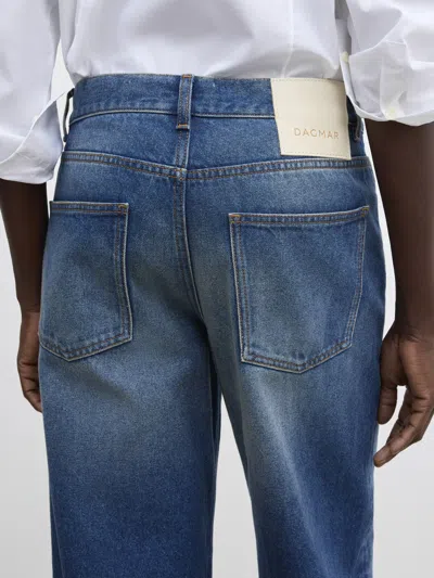 House Of Dagmar Five-pocket Jeans In Blue