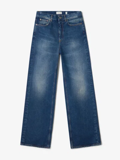 House Of Dagmar Five-pocket Jeans In Blue