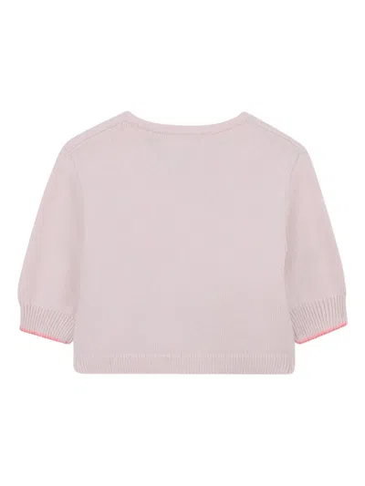 Billieblush Fox-motif Wrap Top And Leggings Set In Pink