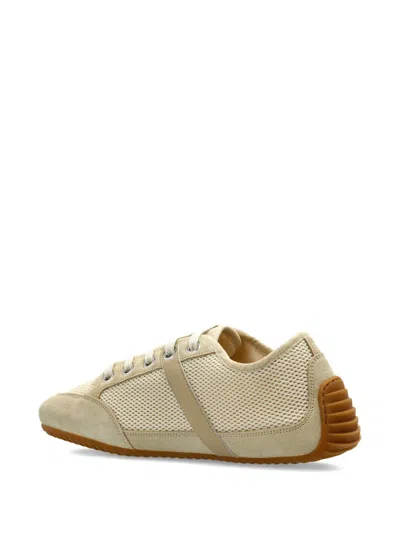 Givenchy Leather And Suede-trimmed Mesh Sneakers In Neutral