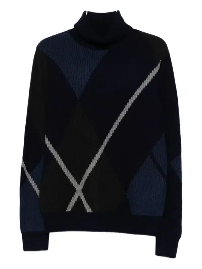 ARGYLE 菱纹图案毛衣