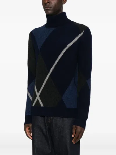 ARGYLE 菱纹图案毛衣