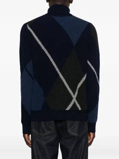 ARGYLE 菱纹图案毛衣