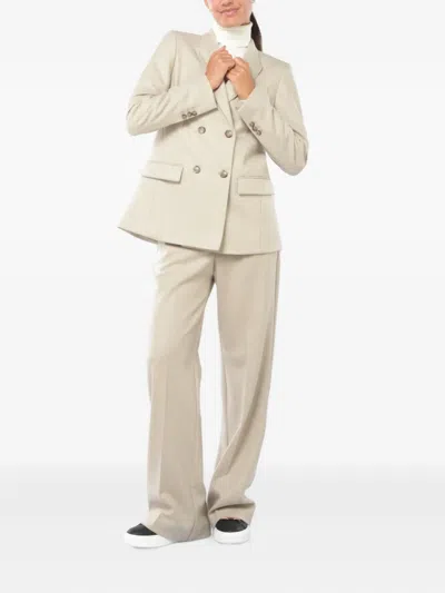 Seventy Button-fastening Trousers In White