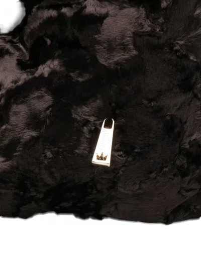 La Milanesa Large Triangle Shoulder Bag With Top Handle In Brown