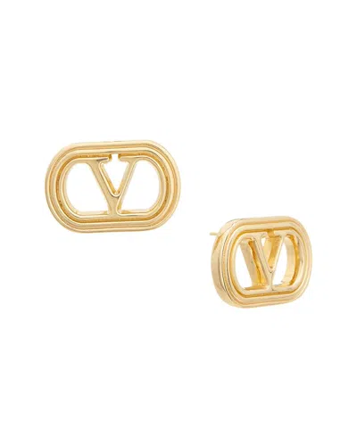 Valentino Garavani Ovalette Stud Earrings Featuring Oval Shape In Gold