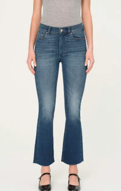 Dl1961 - Women's Bridget Cropped Boot Cut Jean In Hulton In Blue